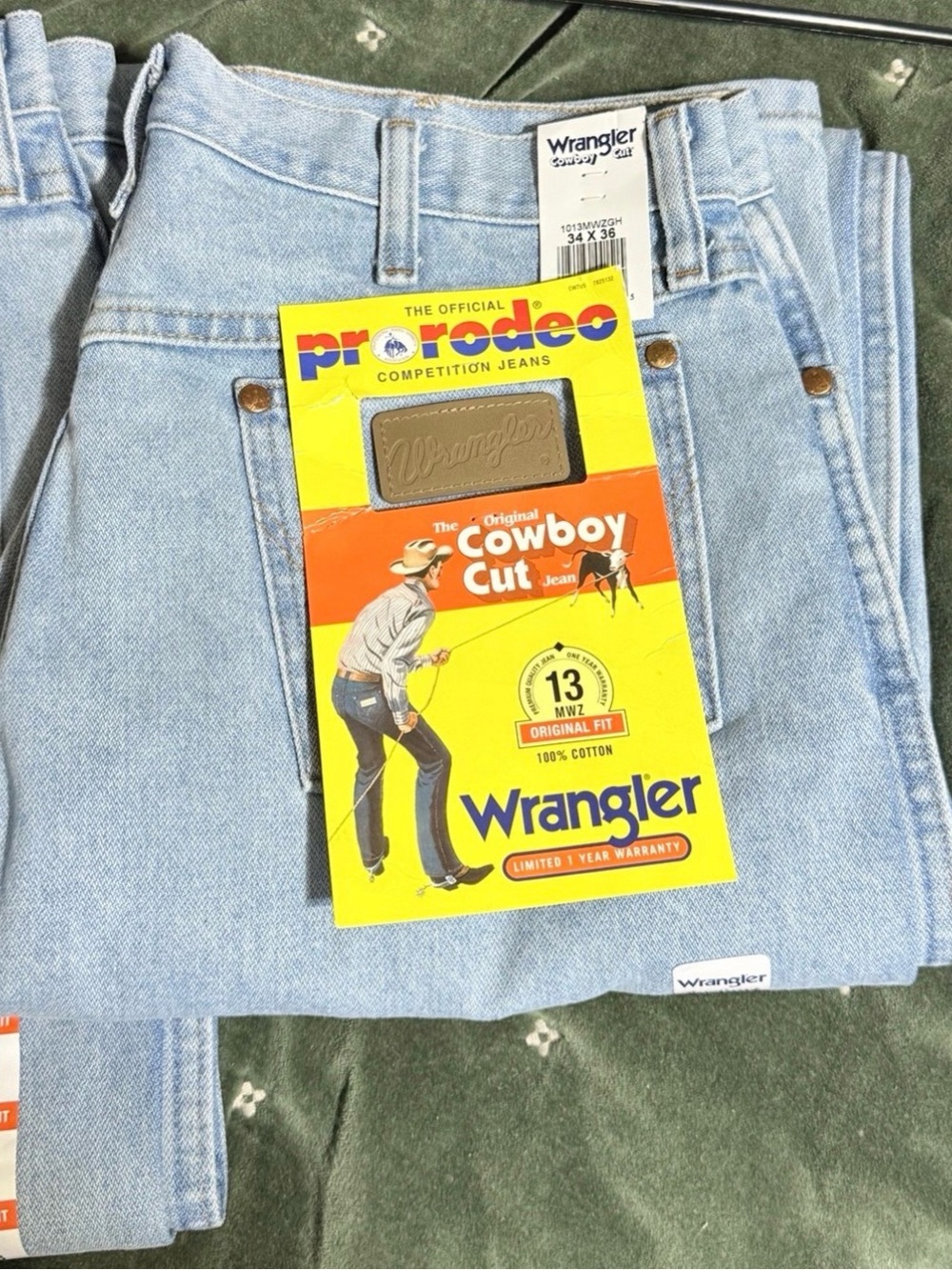 Wrangler Light Blue Cowboy Cut Jeans
